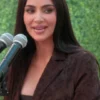Kim Kardashian The Kardashians S06 Suede Blazer