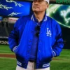 LA Dodgers Ken Watanabe Blue Bomber Jacket