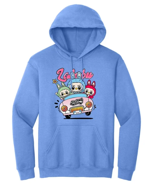 Labubu Sky Blue Hoodie