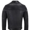 Lambskin Napa Motorcycle Black Jacket