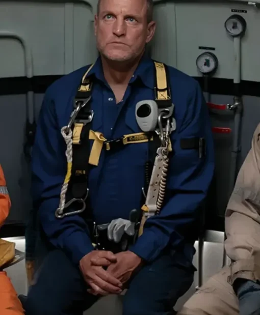 Last Breath Woody Harrelson Blue Jumpsuit