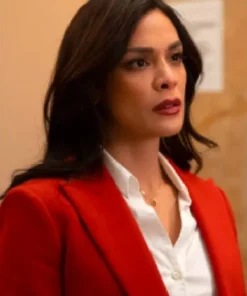 Law and Order S24 Odelya Halevi Red Blazer