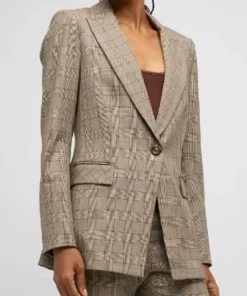 Leah Lewis Matlock 2025 Plaid Blazer