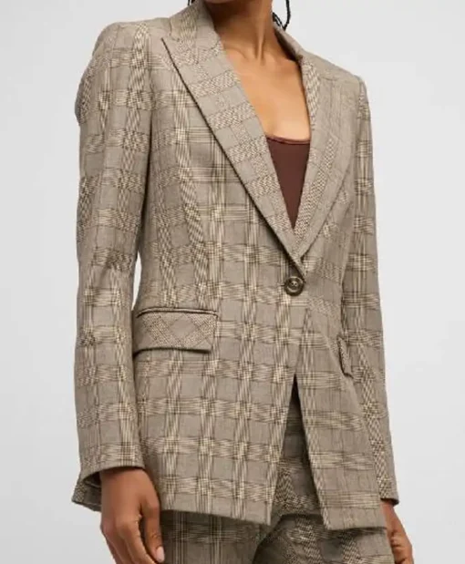 Leah Lewis Matlock 2025 Plaid Blazer