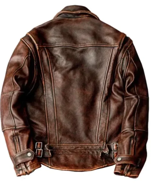 Men's Adventure Bound Leather Brown Jacket