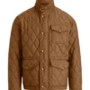 Men's Brown Parachute Quilted Jacket