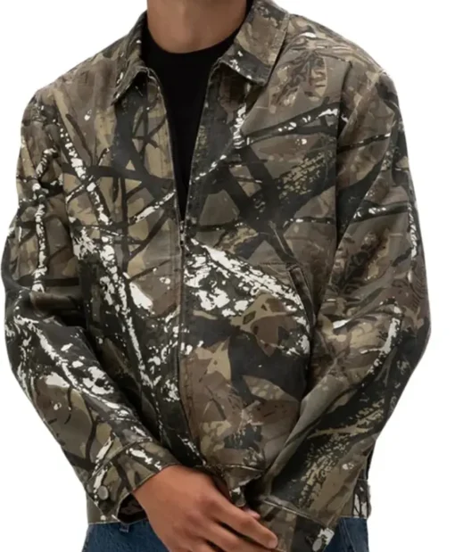 Men's Camo Canvas Workwear Jacket