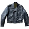 Men's Mascot Black Biker Leather Jacket