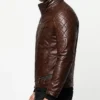Men’s Retro Aviator Leather Brown Jacket