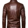 Men’s Retro Aviator Leather Brown Jacket