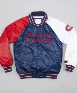 Montreal Canadiens Youth Letterman Varsity Jacket