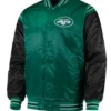 NY Jets Starter Green And Black Varsity Jacket