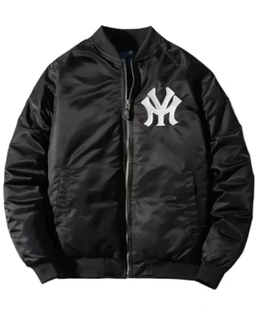 NY Yankees Black Varsity Bomber Jacket