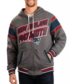 New England Patriots Extreme Grey Hoodie