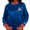 New England Patriots Full Count Blue Varsity Jacket