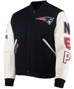 New England Patriots Logo Varsity Jacket