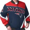 New England Patriots Maximum Racing Varsity Jacket