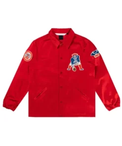 New England Patriots Red Windbreaker Jacket