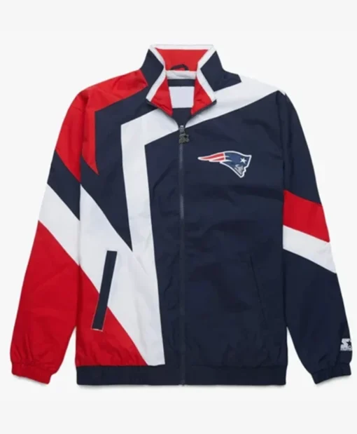 New England Patriots Star Windbreaker Multi Jacket