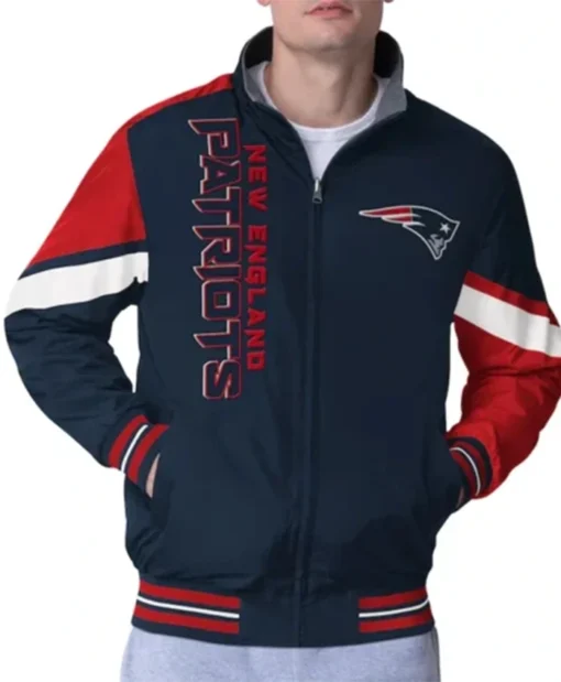 New England Patriots Strong Arm Bomber Jacket