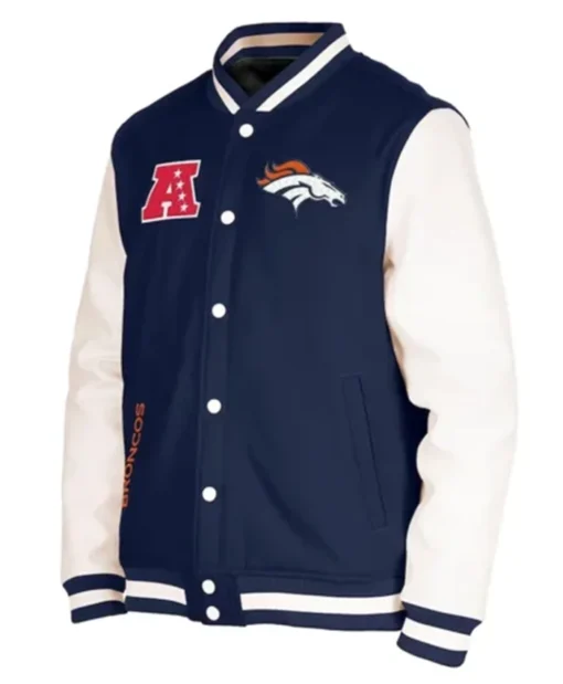 New England Patriots Third Down Letterman Varsity Jacket