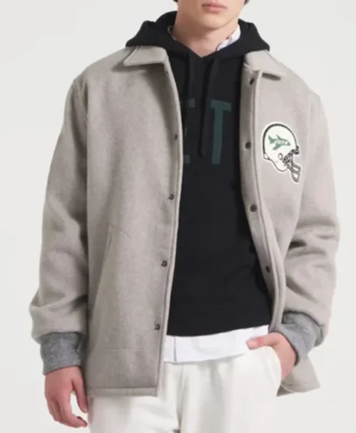 New York Jets Coaches Heather Grey Jacket