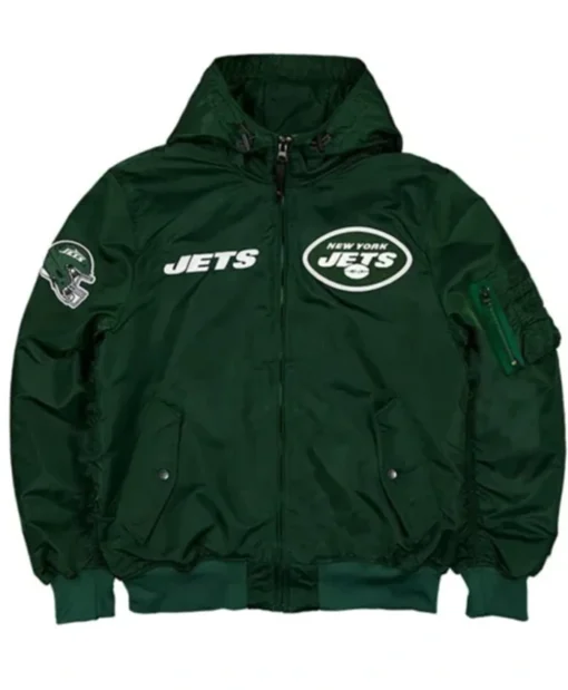 New York Jets Historic L-2B Hooded Bomber Jacket