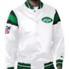 New York Jets Midweight White Varsity Jacket