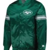 New York Jets The Pick and Roll Green Varsity Jacket