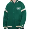 New York Jets Tournament Green Varsity Jacket