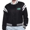 New Yorks Jets Printed Logo Varsity Jacket