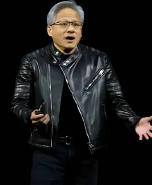 Nvidia CEO Jensen Huang Leather Jacket