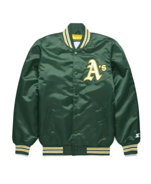 Oakland Athletics Classic Green Varsity Jacket