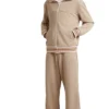 Order Now Super Bowl LIX 2025 DeAndre Hopkins Goose Pine Striped Beige Tracksuit For Sale