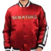 Ottawa Senators O-Line Red Varsity Jacket