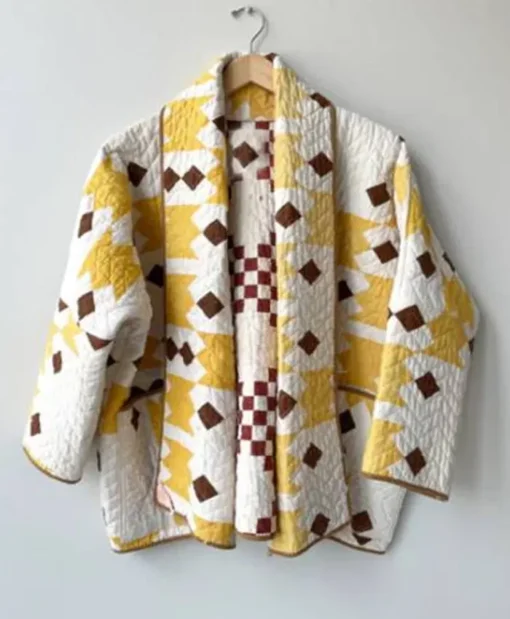 Parker Posey The Parenting 2025 Quilted Coat