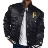 Pittsburgh Pirates Black Trucker Varsity Jacket