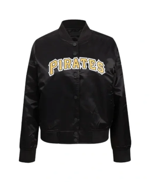 Pittsburgh Pirates Classic Black Letterman Varsity Jacket