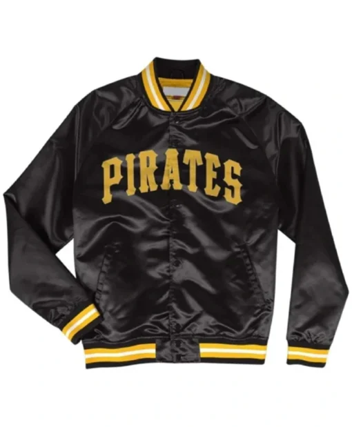 Pittsburgh Pirates Lightweight Black Varsity Jacket