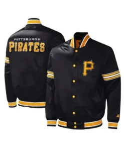 Pittsburgh Pirates Midfield Black Varsity Jacket