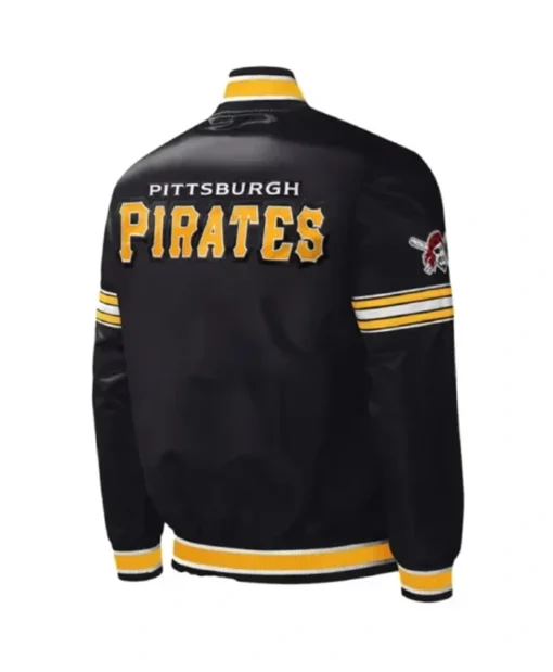 Pittsburgh Pirates Midfield Black Varsity Jacket For Unisex