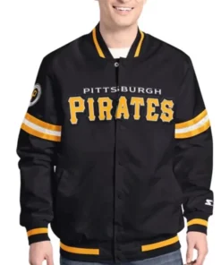 Pittsburgh Pirates Scout Black Varsity Jacket
