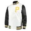 Pittsburgh Pirates The Legend Black And White Varsity Jacket
