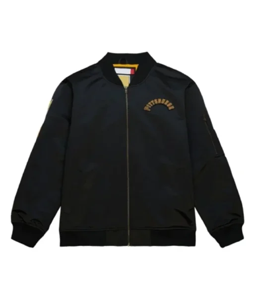 Pittsburgh Pirates Vintage Logo Lightweight Bomber Jacket
