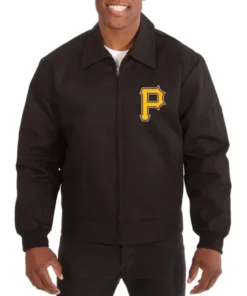 Pittsburgh Pirates Workwear Black Bomber Jacket