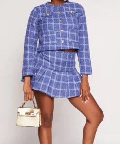 Pop the Balloon Live 2025 Sheila Cropped Blue Jacket