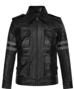 Resident Evil Black Leather Jacket