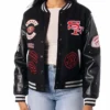 San Francisco 49ers The Wild Collective Black Varsity Jacket