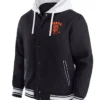 San Francisco Giants Black Hooded Varsity Jacket