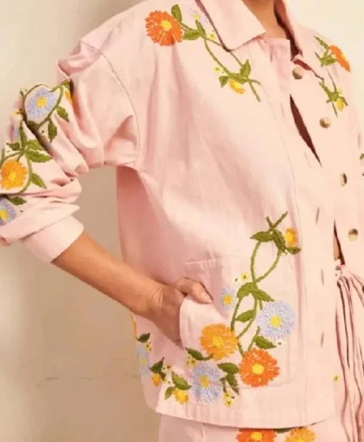 Sarah Catherine The White Lotus S03 Pink Shirt